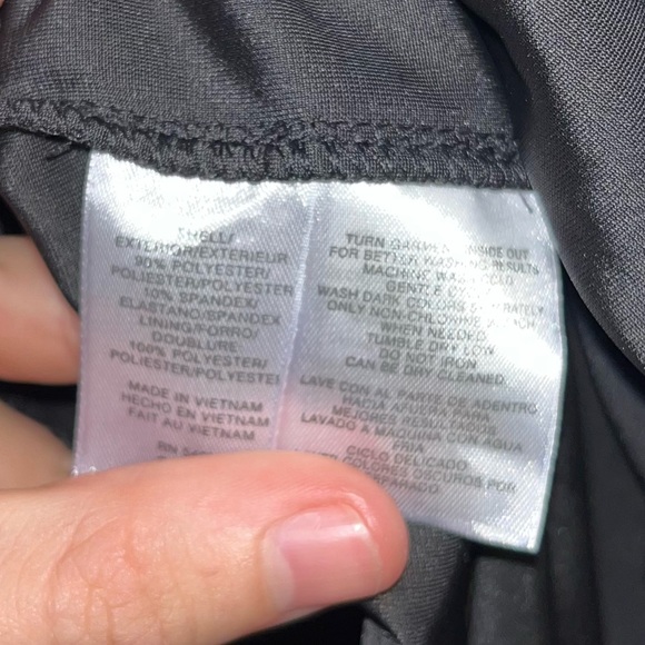 KASPER size PM black velvet sleeveless dress - Picture 5 of 6